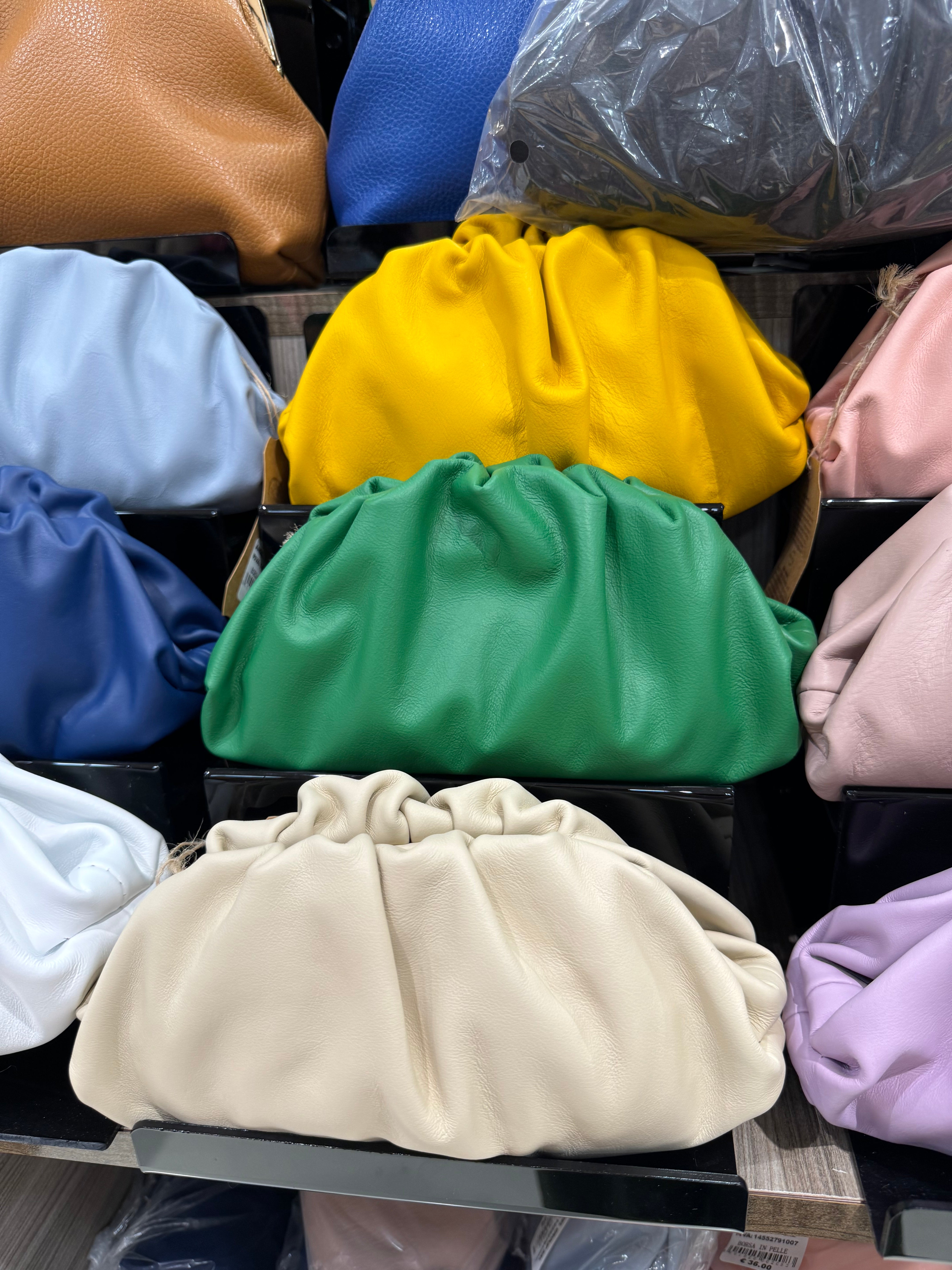 Borsa mini pouch in pelle