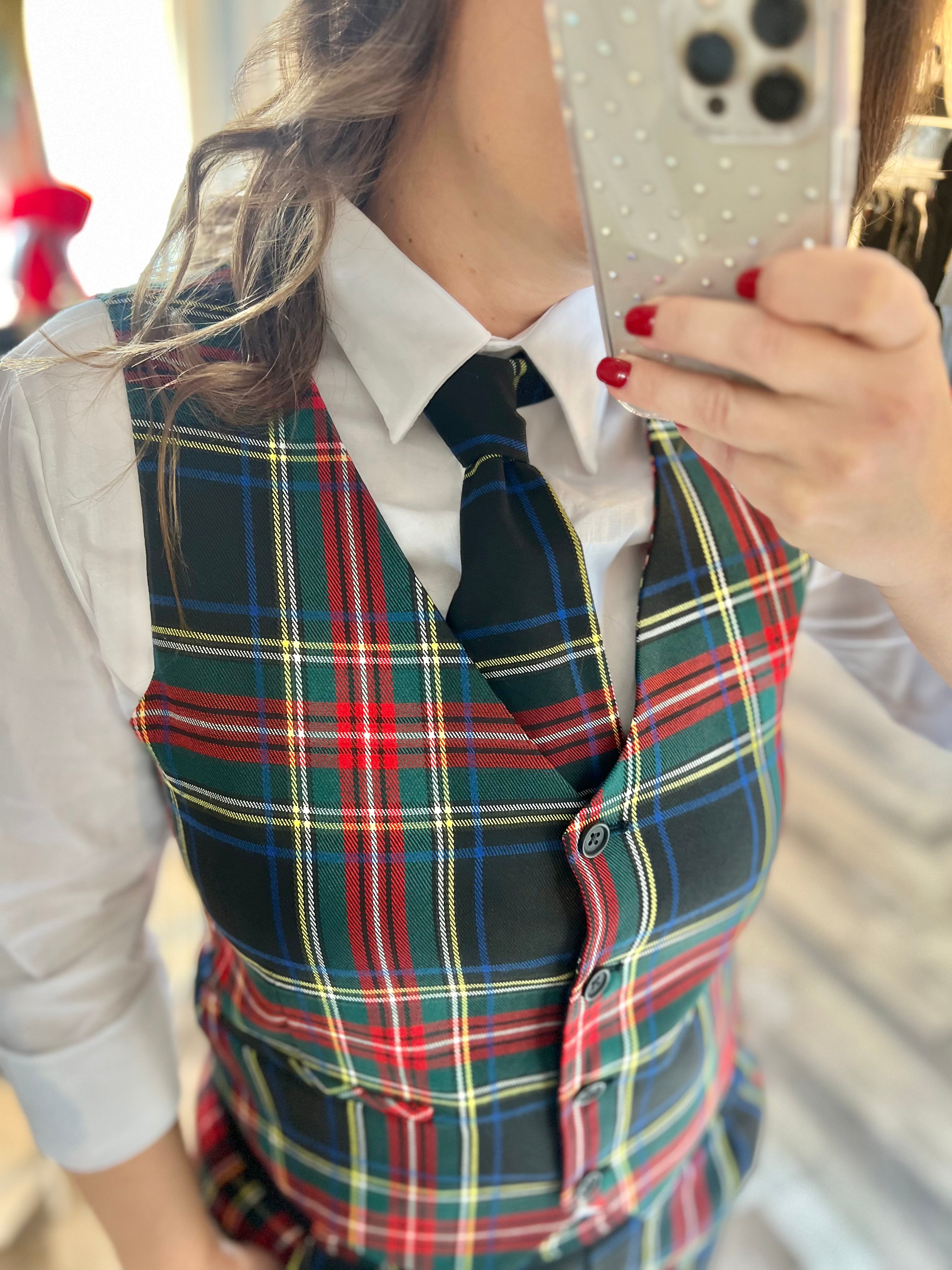 Gilet tartan