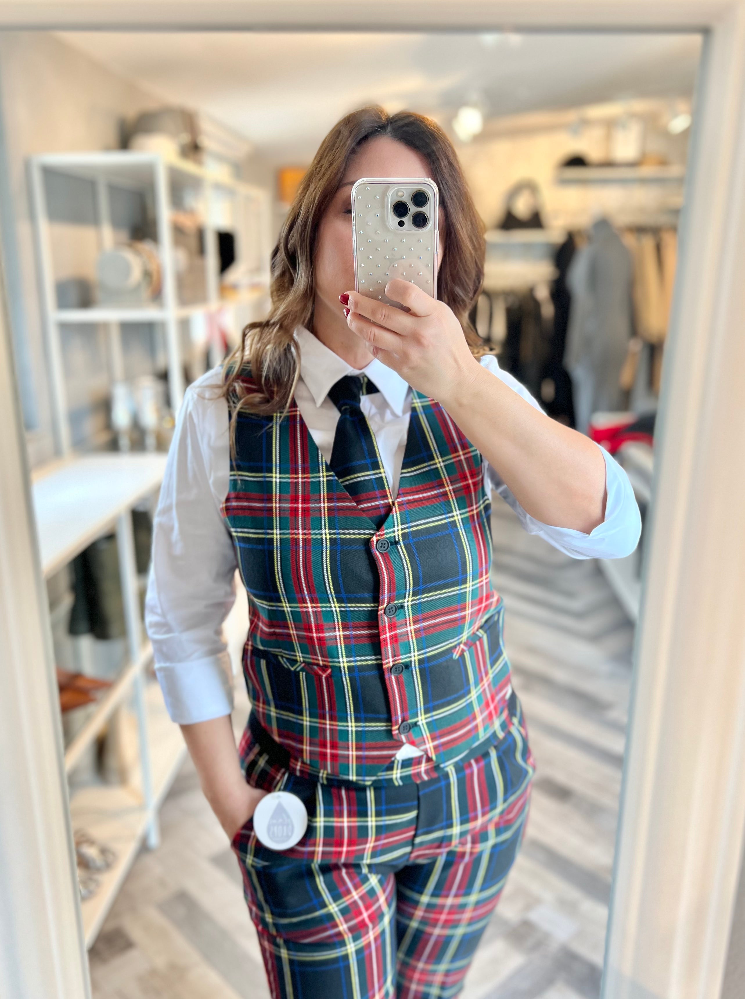 Gilet tartan