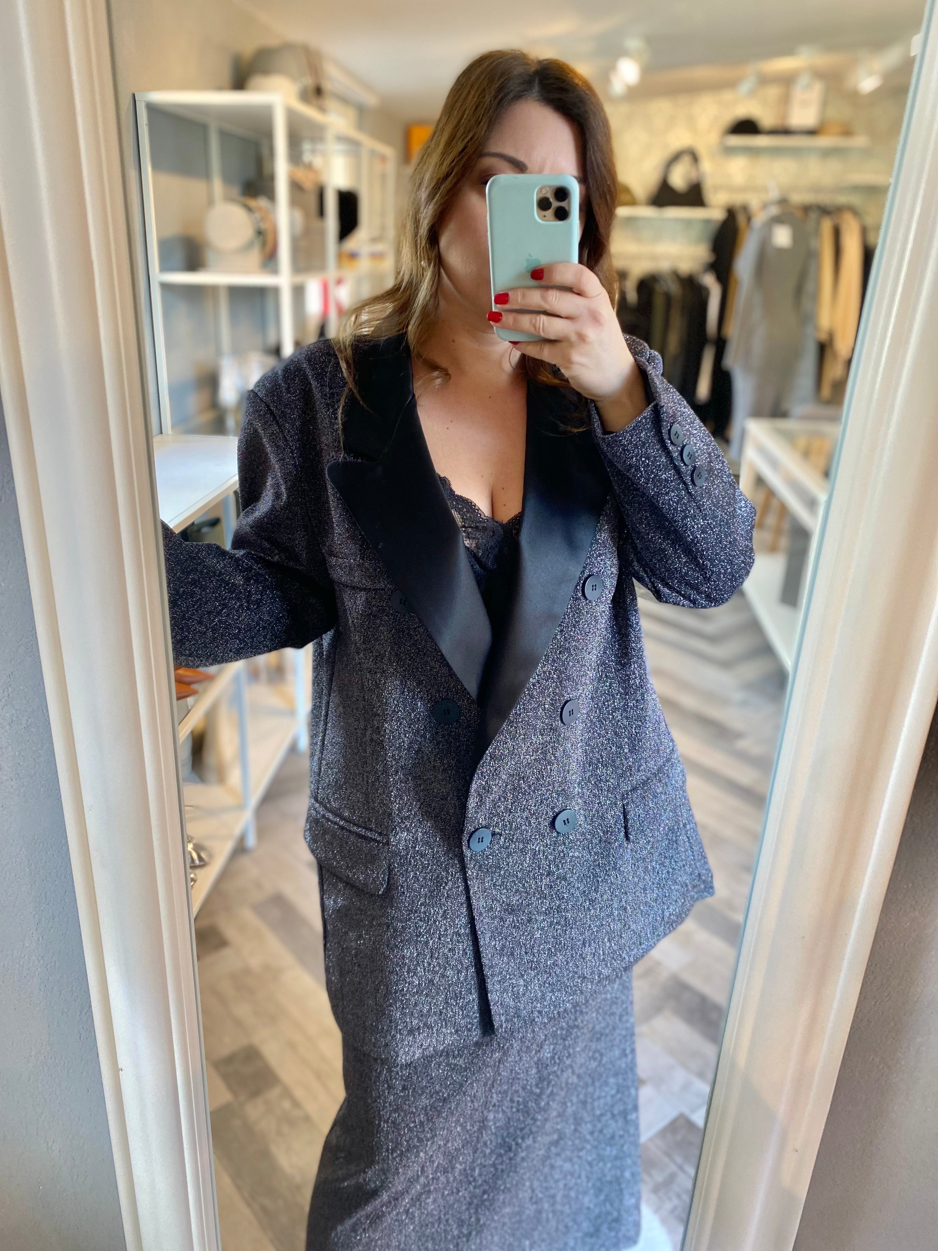 Lumina blazer in lurex