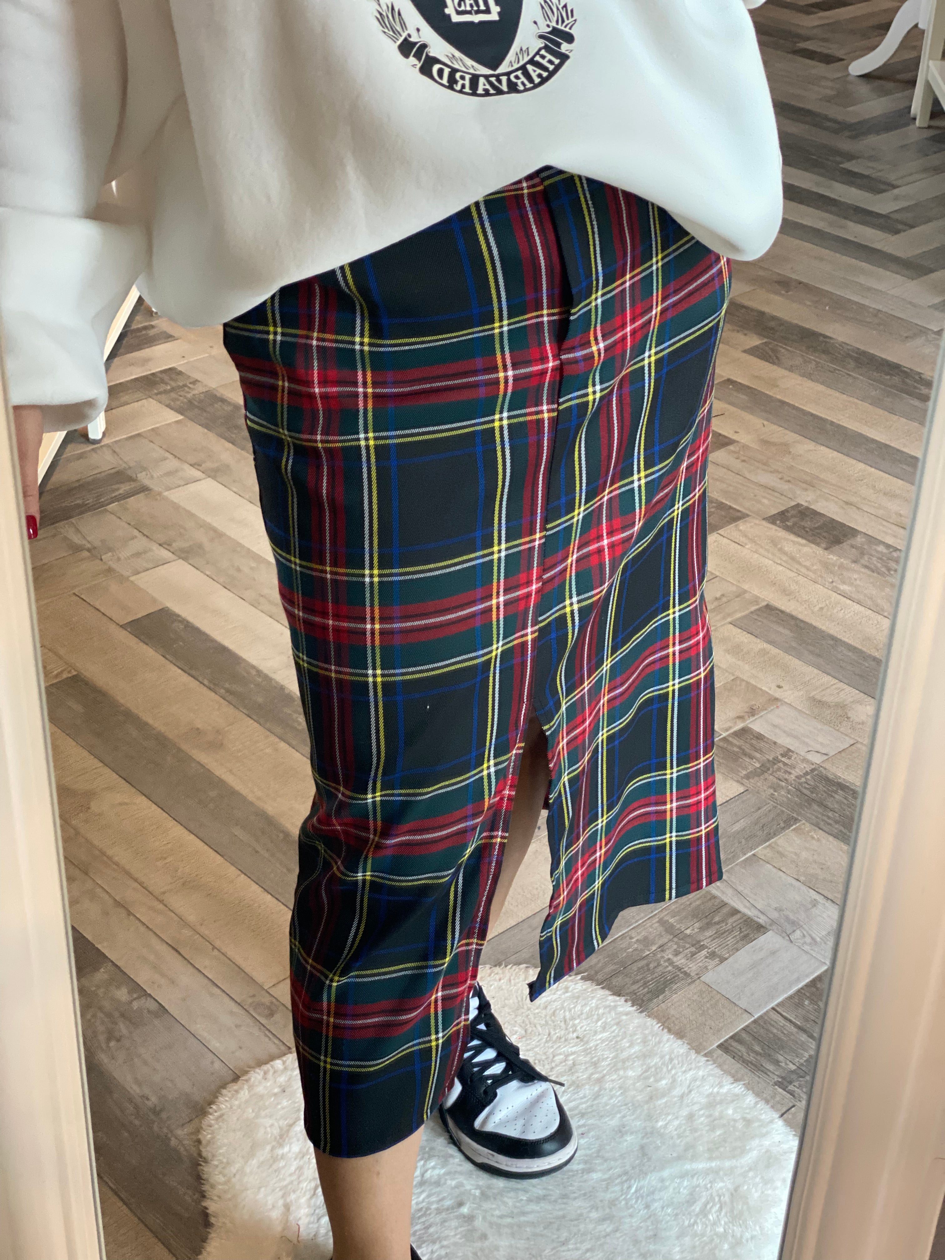 Gonna matita tartan