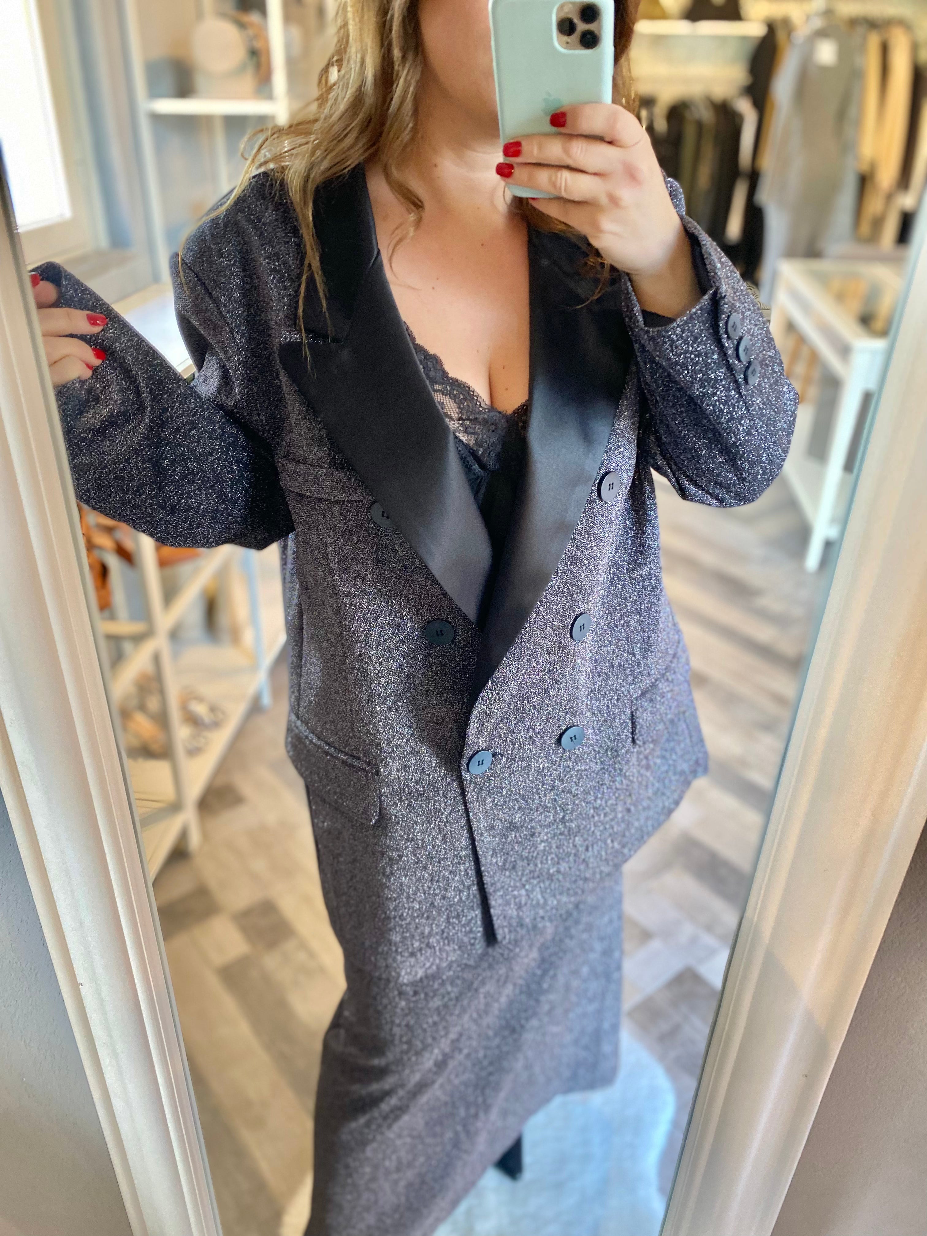 Lumina blazer in lurex