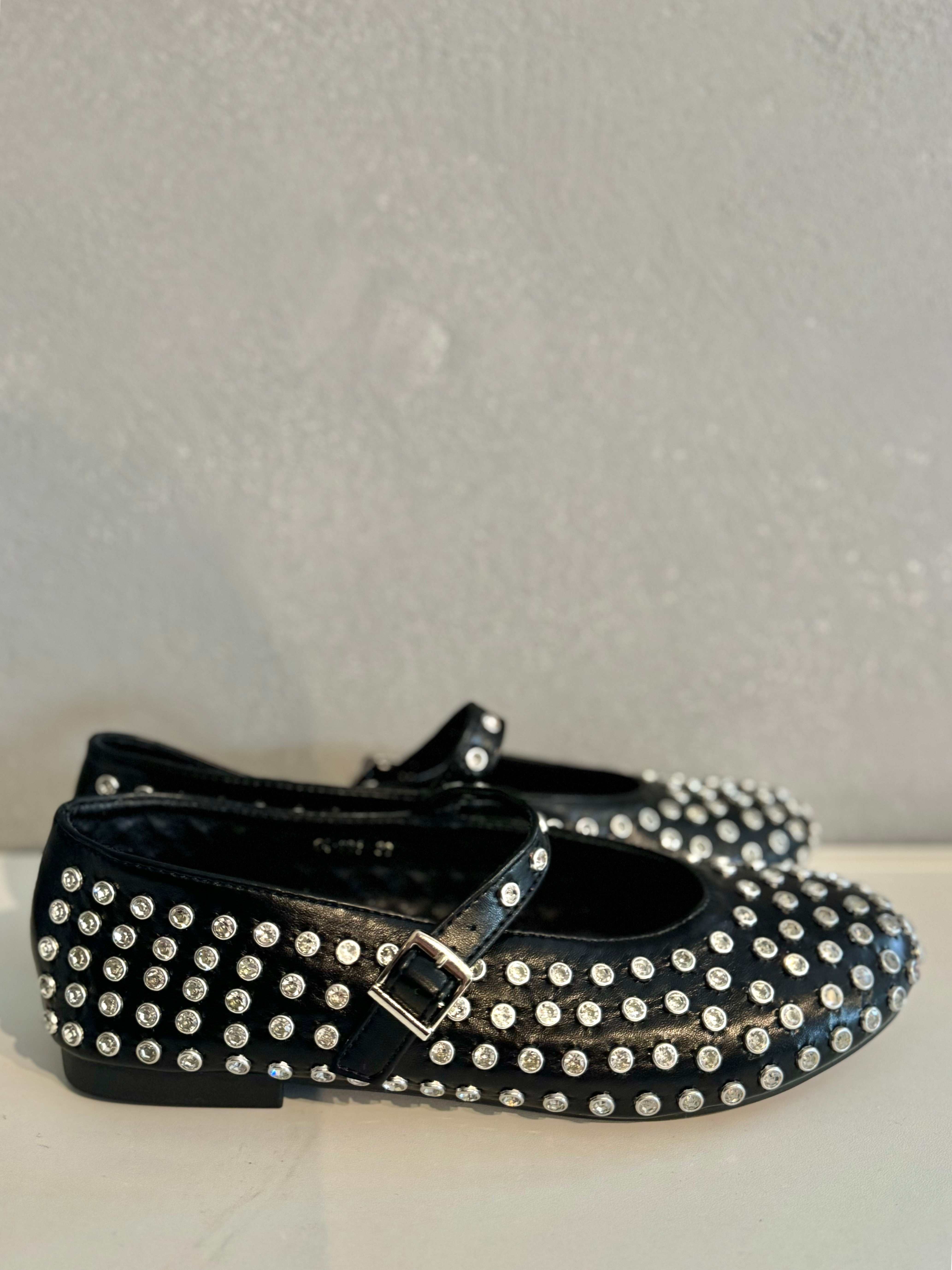 Ballerina Mary Jane con strass