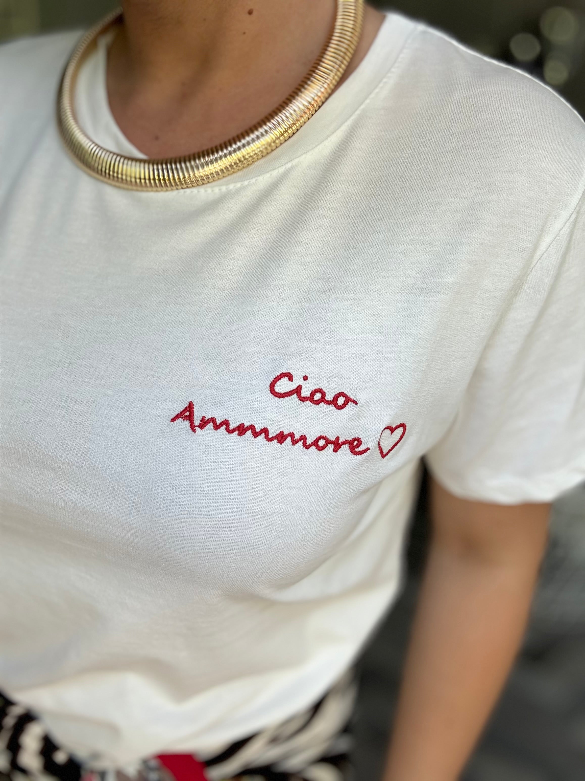 T-shirt Ciao ammmore