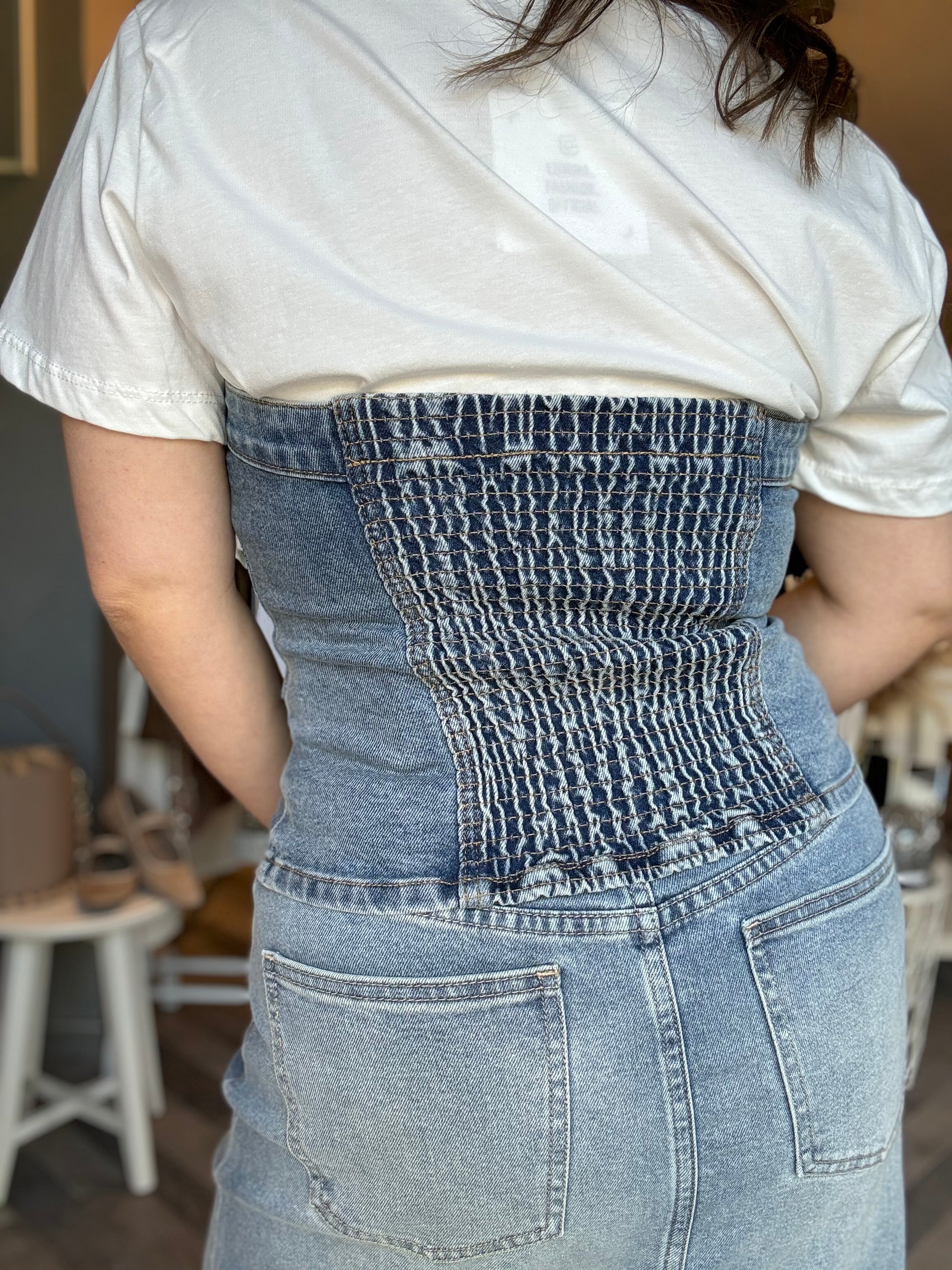 Lumina top bustier jeans