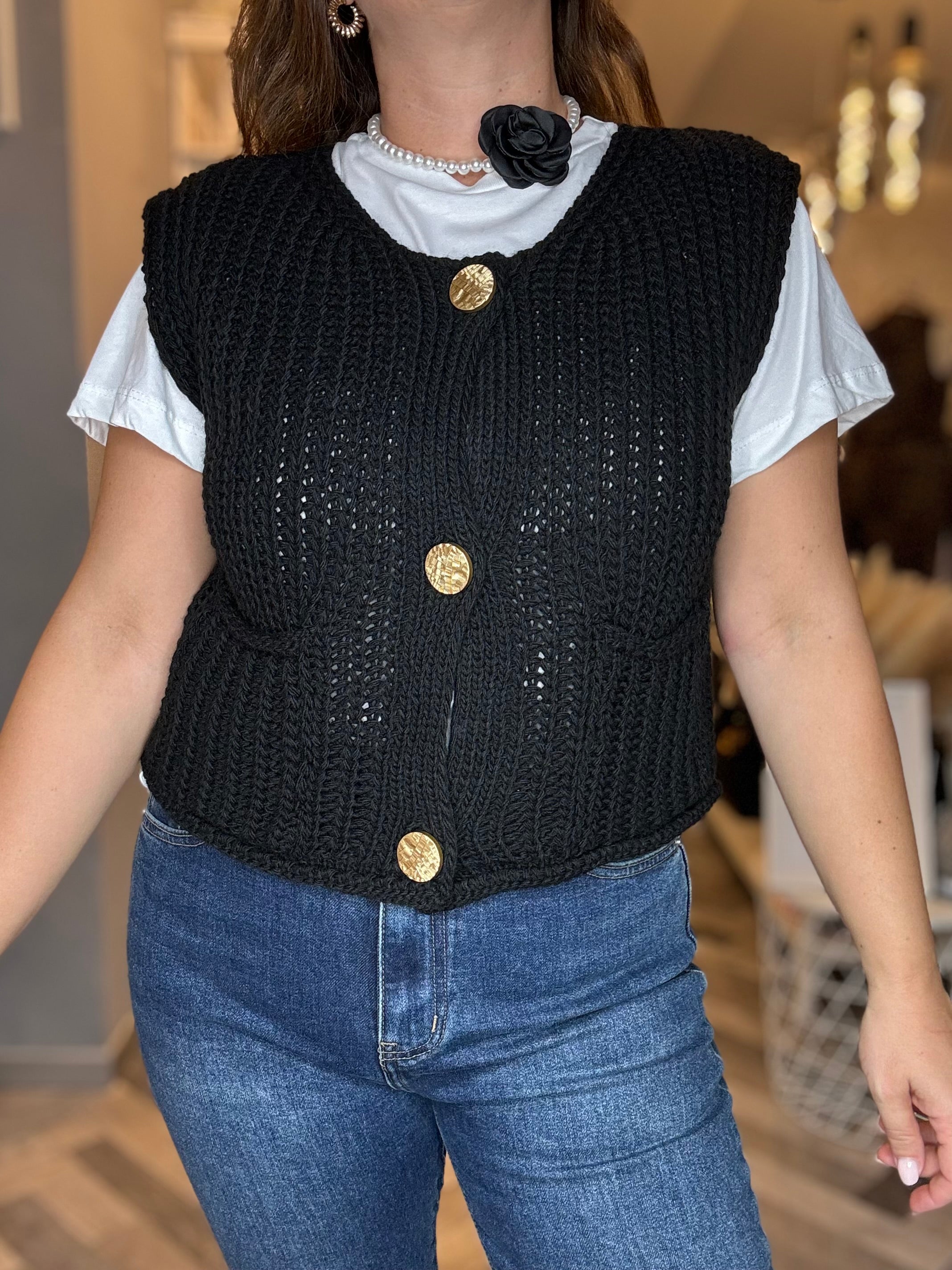 Gilet in maglia