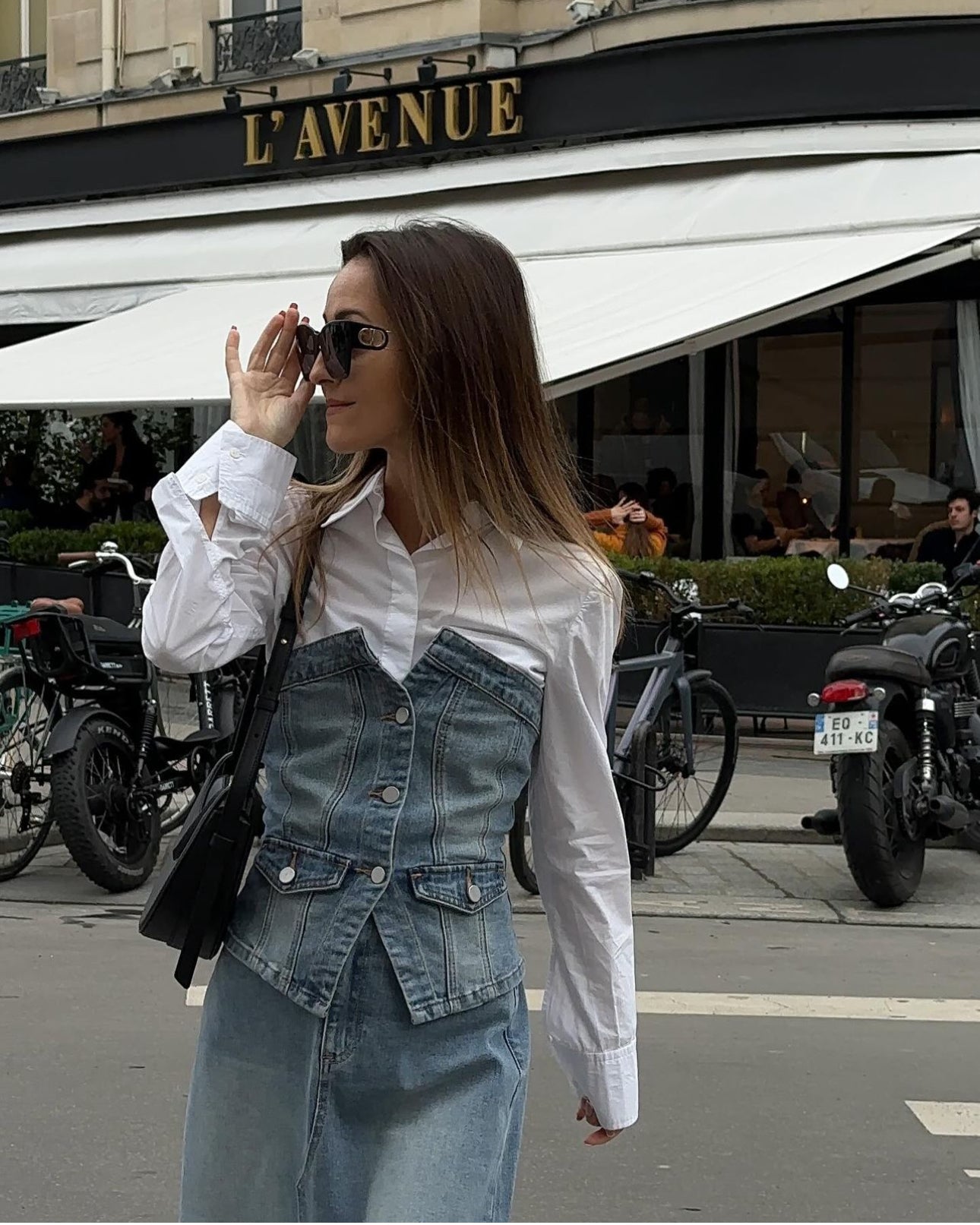 Lumina top bustier jeans