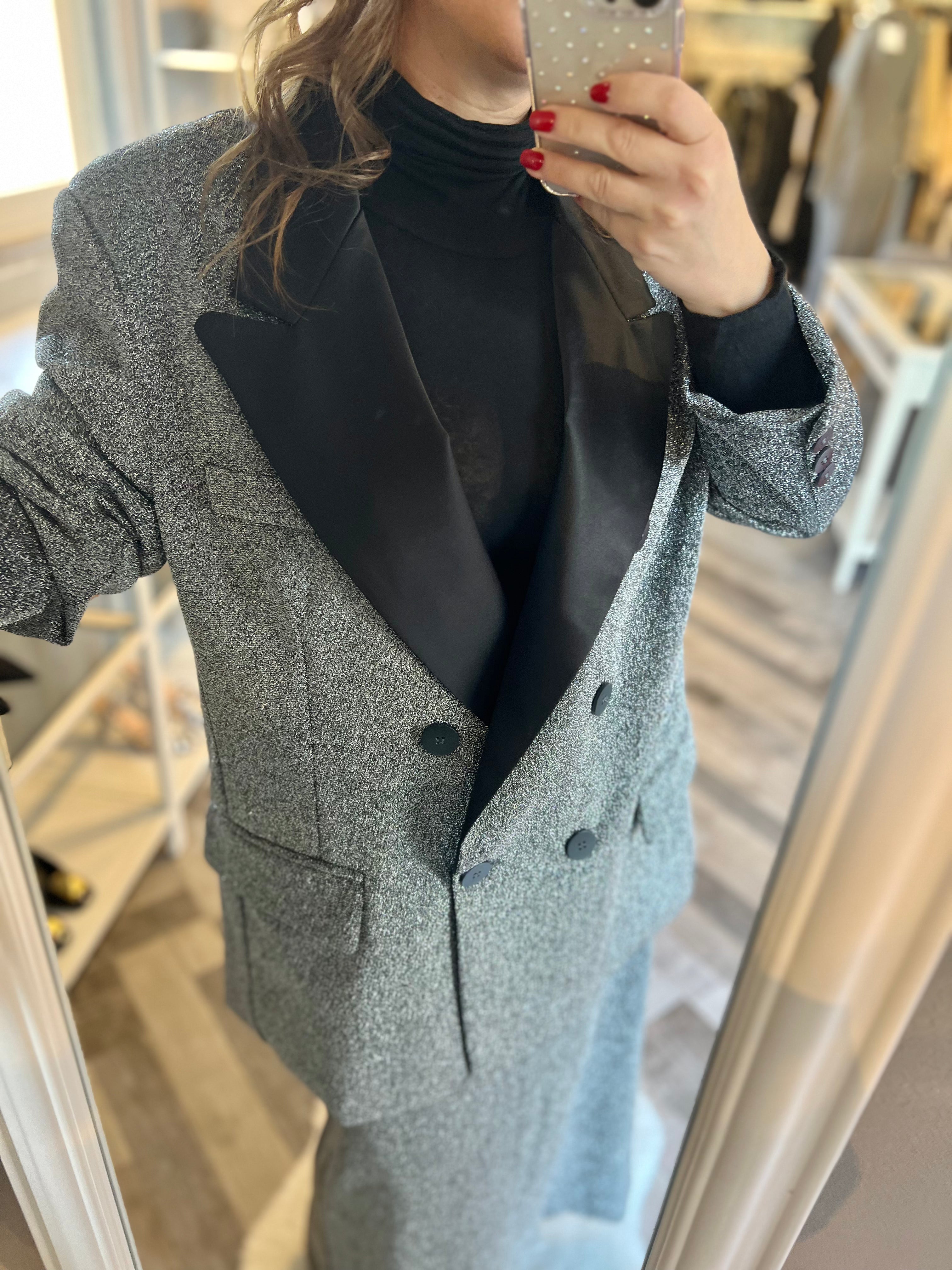 Lumina blazer in lurex