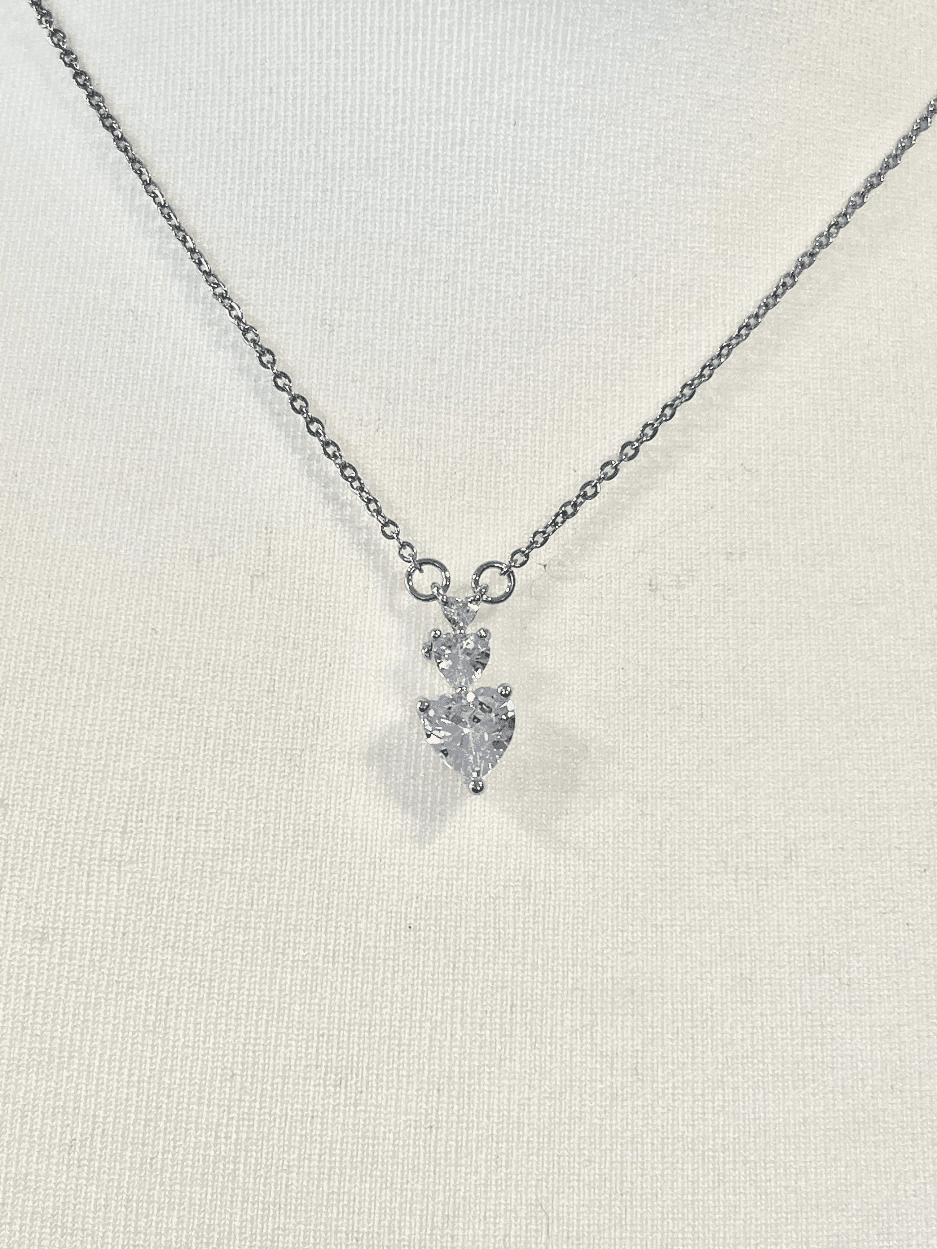 Collana Double heart